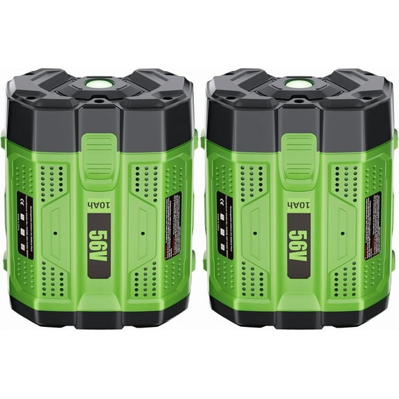 2PACK 56V 10000mAh BA2800 Replacement for EGO Battery 10.0Ah Lithium BA2800 BA4200 Replacement for EGO Battery 56 Volt Battery