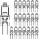 thumbnail image 1 of 20 Pack G4 Halogen Bulbs 10W 12V Warm White Capsule Lamps, 1 of 5