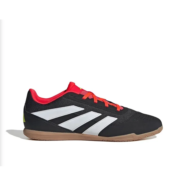 Adi-das Predator Club Sala Size 9 Mens Black Solar Red Indoor Soccer Shoes