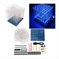 thumbnail image 4 of Kit de Soldadura de Juguete Electrónico con LED Cuadrado 3D8 de 8 X 8 X 8 mm, 4,5-5,5 V, Mini Cubo LED 3D, Kit de Soldadura Electrónica DIY., 4 of 5