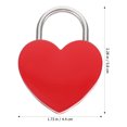 thumbnail image 2 of Small Padlock with Key Romantic Couples Wishing Lock Jewelry Box Suitcase Lock, 2 of 7