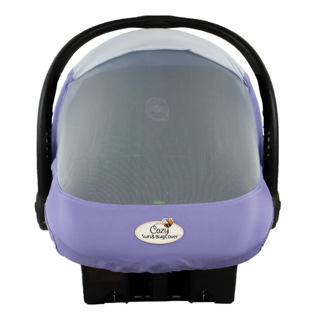 Cozy Baby Lightweight Mesh Summer Sun and Bug Infant Carrier Unisex Purple Cover