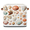 Multicolor 3, variant on CURLYOOT 13 x 13 Inch Cube Storage Bin, Sea Turtle Fabric Storage Cube Baskets, Closet Shelves Foldable Bins with Leather Handles for Home Organizer
