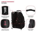 thumbnail image 2 of Mochila para portátil SwissGear SA1900 Scansmart de 17 Color Negro, 2 of 5