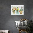 thumbnail image 3 of Bathroom Decor Wall Art Rustic Floral Pictures Wall Decor Botanical&nbsp;Flower Relax Soak Unwind Bathroom Sign Canvas Prints Painting Modern Home Framed Artwork for Living Room Bedroom 16"x12", 3 of 6