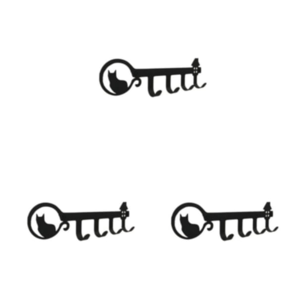 Soporte para llaves Bearachild Gancho Colgador de puerta Estante decorativo montado en la pared