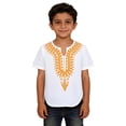 thumbnail image 2 of Tiijoy Girls Africa Ethnic Style Short Sleeve T-Shirt Casual Thobe Shirt Top, Sizes 1-6, 2 of 7