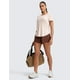 thumbnail image 3 of Camiseta de entrenamiento CRZ YOGA Cloudweight para mujer, color blanco opalino, 3 of 5