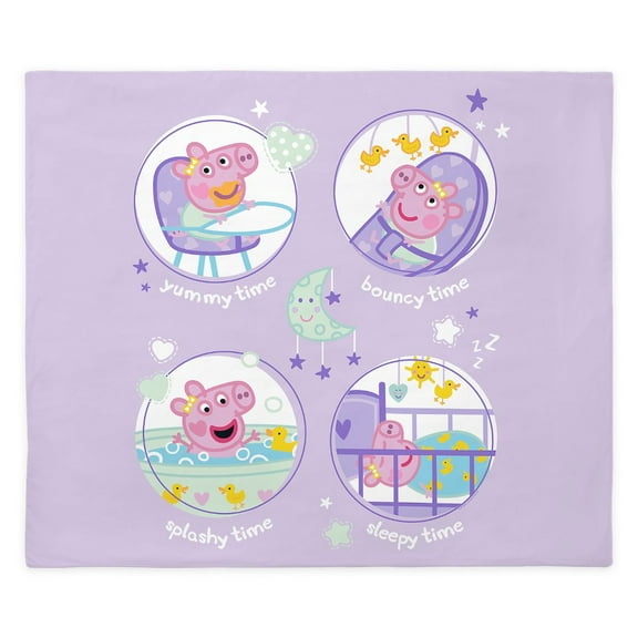 CafePress - Peppa Pig: Morning To Evening - King Duvet Cover, Printed Comforter Cover, Unique Bedding,