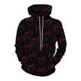 thumbnail image 3 of Sudadera con capucha con estampado 3D de pareja feliz día de San Valentín para hombres y niños, sudaderas con capucha de moda Streettear, ropa para amantes de Harajuku, sudadera con capucha, 3 of 5