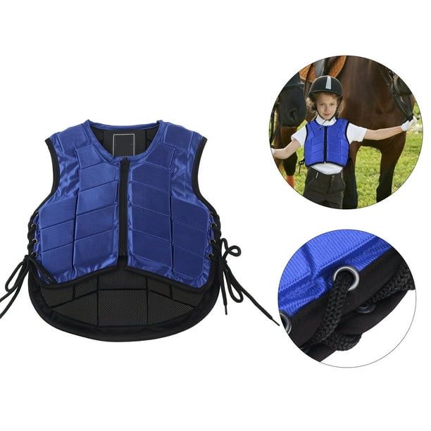 Gilet d Equitation pour Enfants Gilet de Protection Equestre Mousse Protectrice Rembourree Confortable avec les Enfants pour l Entrainement a Cheval