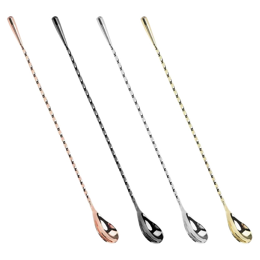 7 Bastoncini Per Cocktail In Acrilico Colorati - Agitatori Per Bevande Con Stile Tropicale Per Bar E Feste - Foto 2