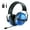 Blue, variant on Wireless Gaming Headset for PS5/PS4/PC/Mac/Switch,Over Ear 2.4G/Bluetooth 5.3 Gaming Headphones with Noise-Canceling Mic,7.1 Surround Sound,60H Battery,RGB Lights