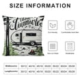 thumbnail image 5 of YINGXI Making Memories One Campsite at a Time Throw Pillow Covers Outdoor Camping Pillowcase for Vacantion Decoration 18x18in, 5 of 5