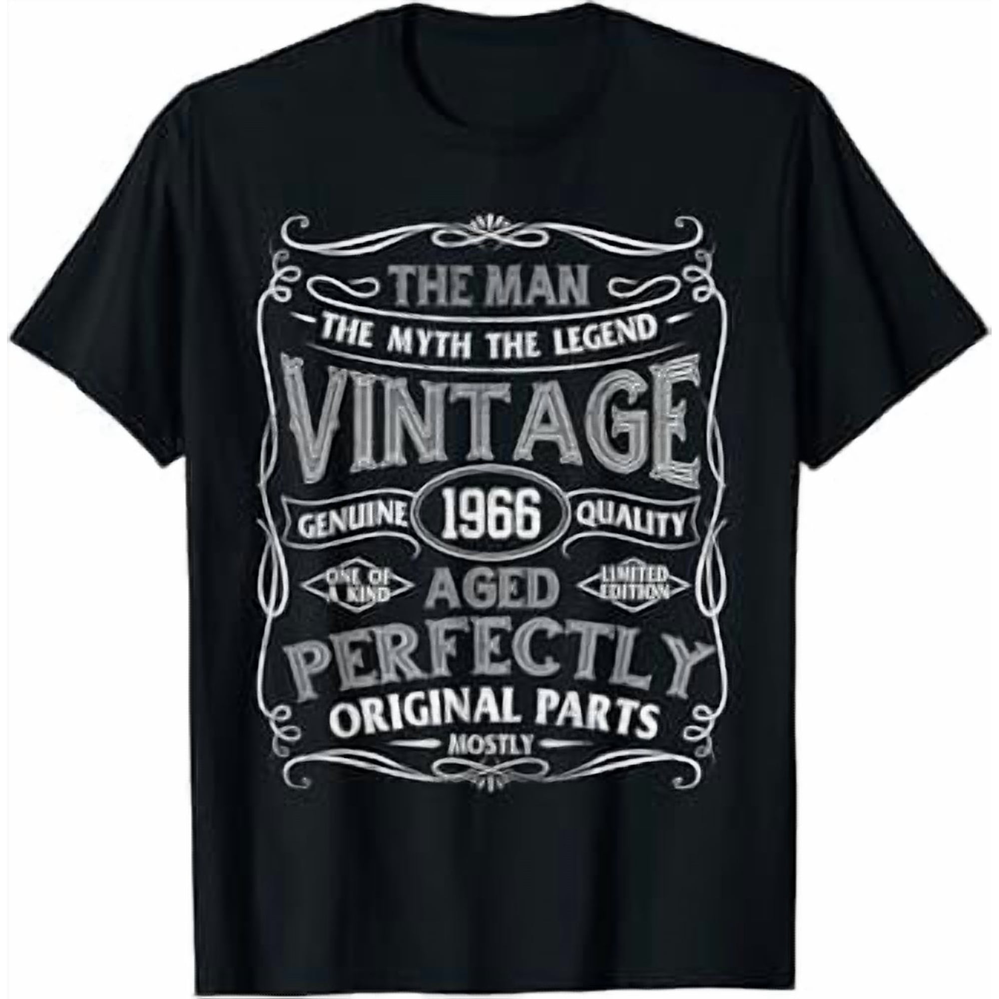 Man Myth Legend Vintage 1966 Year Of Birth Birthday T-Shirt