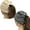 2pcs(Color Black&Beige), variant on PHOGARY 2 Pack Ponytail Hats for Women Criss Cross Winter High Messy Bun Beanie Hat with Ponytail Hole (Colorful Black & Rice)