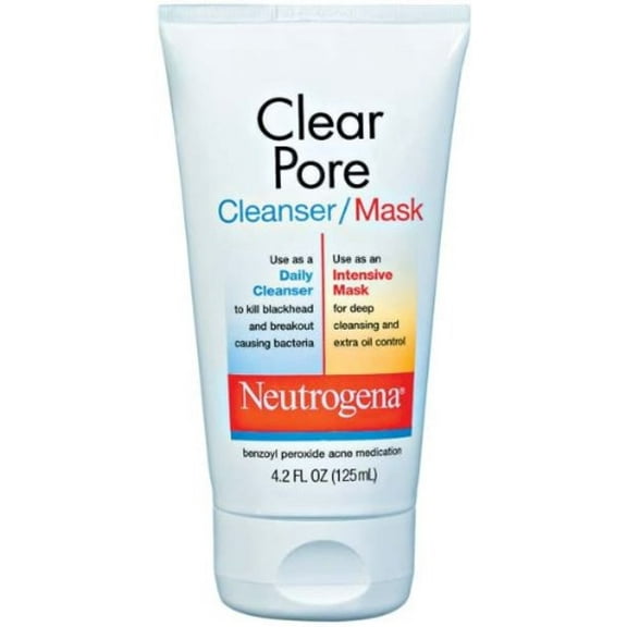 Neutrogena Clear Pore Cleanser/Mask 4.20 oz (Pack of 6)