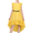 Yellow, variant on Girls Dress Violet Ruffle Butterfly Belt Irregular Hem Princess Formal 8 Years