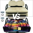 thumbnail image 6 of Yuyamidu Sunset Golf Cart Seat Covers Coconut Tree Club Car Seat Towel Blanket with 4 Front Pockets for 2 Person Seats Golf Cart Seat Cushion Travel Sports Golf Cart Accessories, 6 of 8