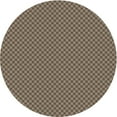 thumbnail image 1 of Ahgly Company Indoor Round Patterned Dark Brown Novelty Area Rugs, 3' Round, 1 of 6