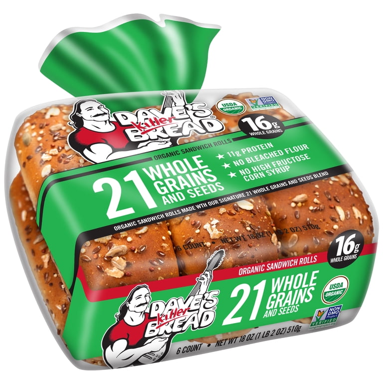 Dave's Killer Bread 21 Whole Grains and Seeds Organic Sandwich