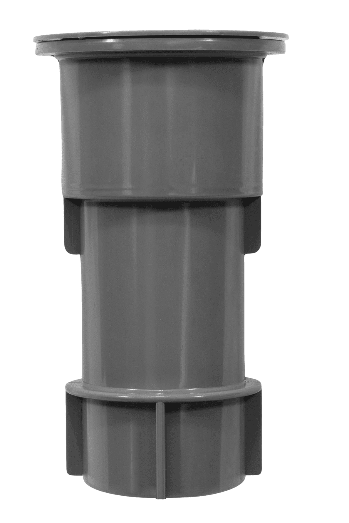AquaStar SMUS105 5" Umbrella Stand w/ Sleeve and Center Cap- Dark Gray