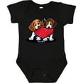 thumbnail image 3 of Inktastic Beagle Heartfelt Duo Boys or Girls Baby Bodysuit, 3 of 5