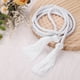thumbnail image 4 of Uxcell 4 Pcs Cordones de Graduación, Cordones de Honor de Borlas de Graduación, Cordón de Honor de Graduación con Borla, Cordones Trenzados para la Costura de Toga de Licenciatura, Blanco, 4 of 7
