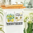 thumbnail image 5 of Sm:)e Lemon Bicycle Buffalo Plaid Summer Kitchen Dish Towels 18x26 Inch Set of 2, 5 of 7