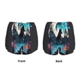 thumbnail image 3 of Balery Artistic Moon Valley Wolf Pantalones cortos deportivos para mujer con forro y dos bolsillos, elásticos, para entrenamiento, gimnasio, yoga-XX-Large, 3 of 7