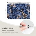 thumbnail image 2 of Crystal Velvet Floor Mat 23.6x15.7in Square Lock Edge Easy Cleaning Using Woven Technique Corrosion Resistant Bottom Drop Plastic Animal Print Style Aliceblue_4, 2 of 7