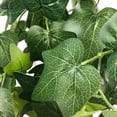 thumbnail image 4 of Planta artificial Planta de simulación de flores artificiales Hoja de camote de seis puntas Planta de ratán Decoración de pared escaparate Decoración Planta verde Colgante de pared (Verde) ILoveMilan  JM, 4 of 5