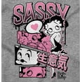 thumbnail image 2 of Betty Boop Sassy Kanji Comic Panels Women Plus Size Hoodie Brisco Brands 5X, 2 of 4