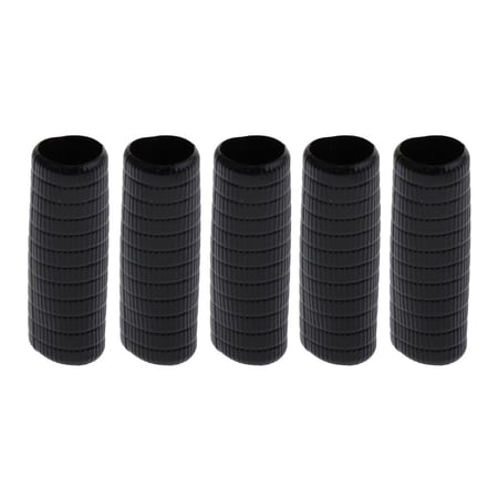 5x Black Violin Bow Skin 27mm Length 8mm Diameter F/ Violin Bow Part
