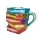 thumbnail image 3 of Taza de libro pintado, novedosa taza de café para amantes de los libros, regalos para mujeres, café único Estilo B, 3 of 9