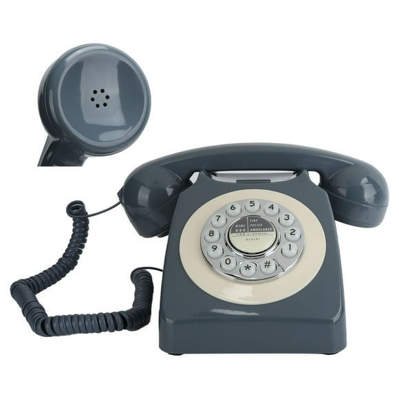 Classic Corded Phone, Old Fashioned Corded Telephone Corded Telephone Pastoral Style Wired Telephone For Hotel