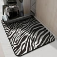 thumbnail image 2 of Zebra Stripes Coffee Machine Mat - Multipurpose 4-Layer Absorbent Non-Slip Mat for Espresso Makers & Pet Feeding - Fashionable Black and White Print Counter Protector, 2 of 5