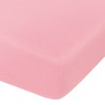 thumbnail image 4 of Ntbay 100% Brushed Microfiber Fitted Crib Sheets, Ultra Cozy and Soft Crib Sheet for Standard Crib and Toddler Mattresses, Boys, Girls, Unisex, 28" x 52", Pink, 4 of 5