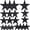 Black, variant on 20pcs Black Pentagram Star Iron on Embroidered Patches Five-Pointed Stars Sewing Decorative Appliques for DIY Clothes T-Shirts Hats Bags Crafts Repair Accessories, 5 Sizes