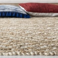 thumbnail image 5 of SAFAVIEH Natural Fiber Gervase Geometric Area Rug, Natural/Ivory, 7' x 7' Square, 5 of 8