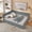 Grey Velvet Foam, variant on LHSHID Queen Size Upholstered Tufted Bed Frame,Sofa Bed Frame with Comfortable Backrest and Armrests,Queen Size Bed for Bedroom,Living Room,Velvet,pink(85.5''*64.5''*30.5'')
