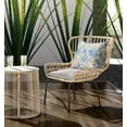 thumbnail image 3 of 20â€ Blue Pink Tropical Indoor Outdoor Throw Pillow, 3 of 3