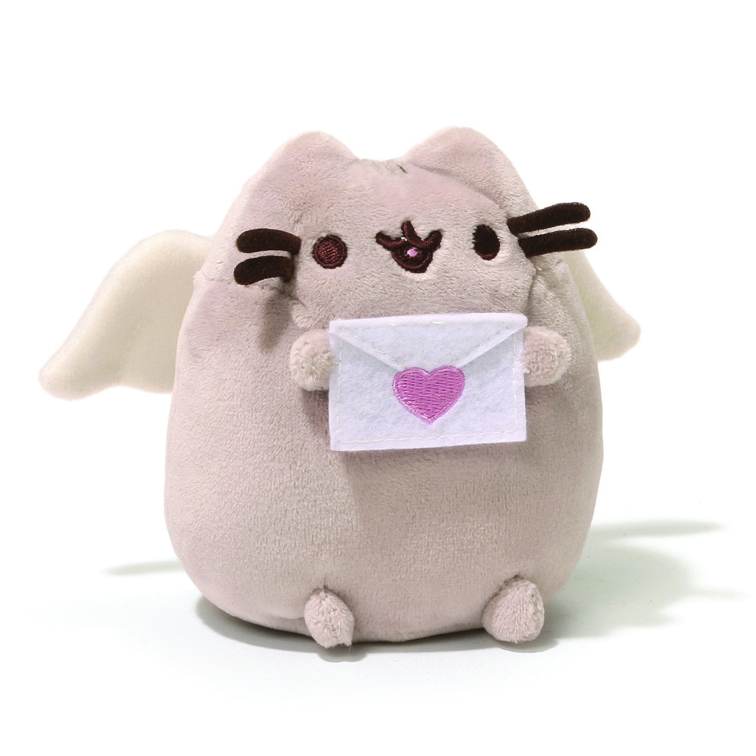 pusheen heart plush