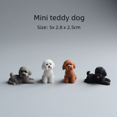 thumbnail image 4 of Mini perro de peluche de simulación creativo, adornos de escritorio para el hogar, artesanías de resina, decoración interior del coche, regalos, 4 of 5