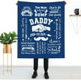thumbnail image 6 of New Dad Gifts Blanket 60"x 50", First Time Dad Gifts, Dad to Be Gifts for 1st Time Dad, Expectant Dad Gifts, Dad Est 2024, Father to Be Gifts, Daddy to Be Gifts, Soon to Be Dad Gifts, 6 of 6