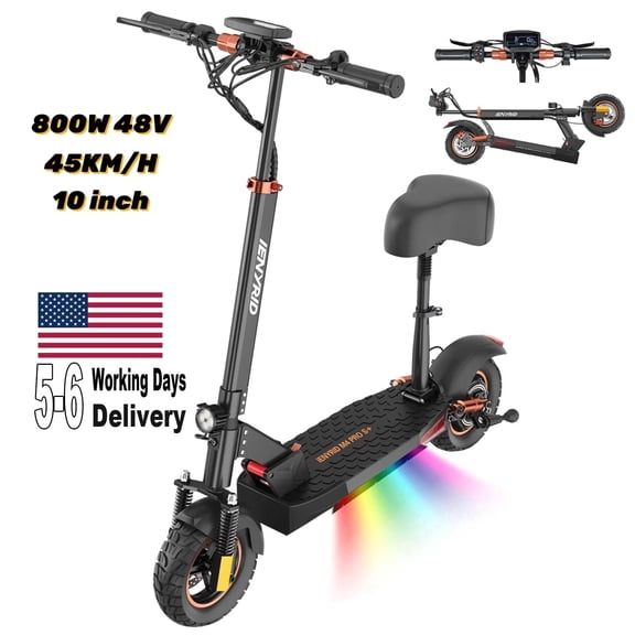 iENYRID Electric Commuter Escooter for Adult, 500W 3 Speeds Foldable Electric Scooter for Kids 12 , 36V 12.5Ah / 22 Mph 20 Miles Range / 260 lbs Capacity, Lightweight(33lbs)