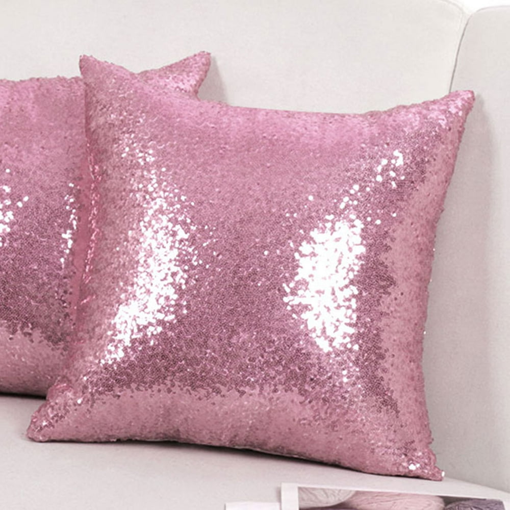 1Pcs 18 Glitter Sequin Throw Pillow Covers. Decorative Cushion Cover