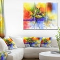 thumbnail image 3 of Design Art  Colorful Flower Fusion Canvas Print, 3 of 3