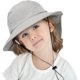 thumbnail image 2 of Sombrero para el sol de verano para niños y niñas, con protección UPF 50+, ala ancha, cuello y solapa, para jugar en la playa, de 2 a 7 años, 2 of 6