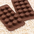 thumbnail image 5 of Moldes para dulces de chocolate, molde de silicona para hornear, tamaño de refrigerio, taza de mantequilla de maní, gelatina, bombas de grasa y paquete de 2, 5 of 5